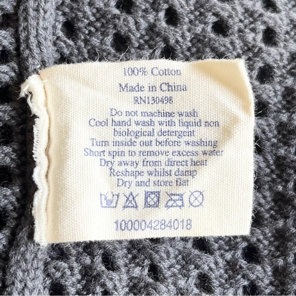 Jack Wills Open Knit Crewneck Short Sleeve Sweater Size 6 - Picture 9 of 10